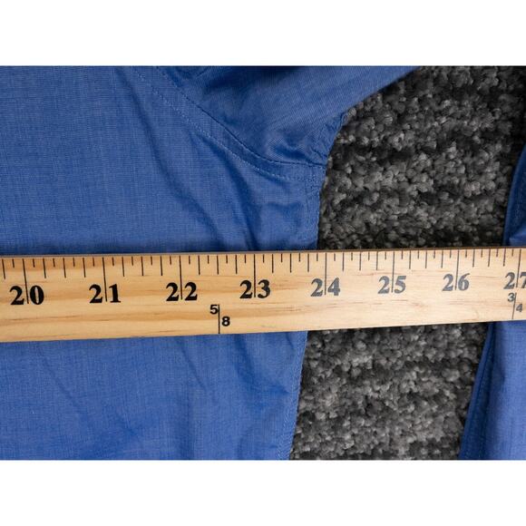 Robert Graham Shirt Mens XL Blue Tailored Fit Cotton Long Sleeve Designer City - Picture 7 of 12